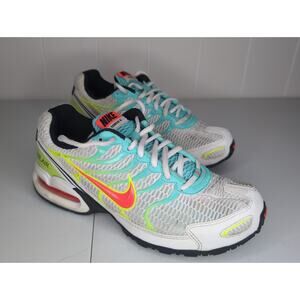 Nike Women Air Max Torch 4 White Volt Laser Crimson Running Sneaker Size 10